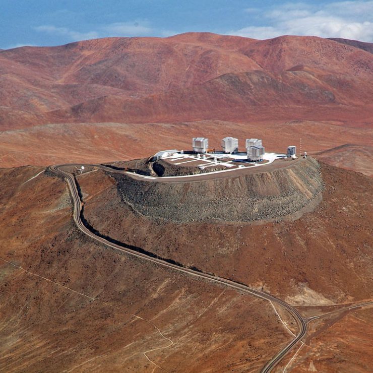 Observatorio paranal en la región de Antofagasta