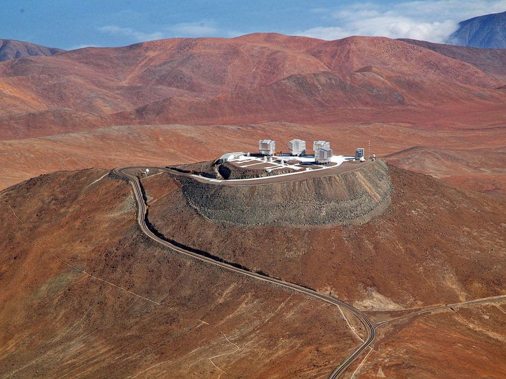 Observatorio paranal en la región de Antofagasta
