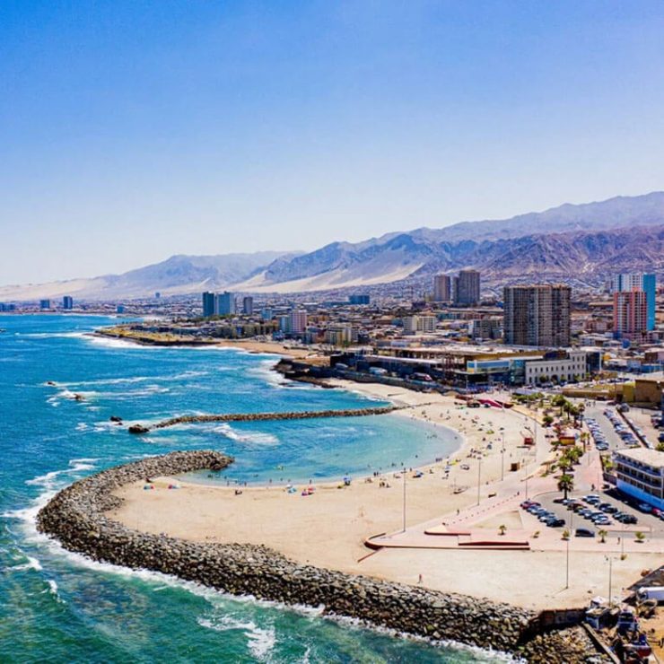 Playa paraíso en Antofagasta